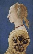 Alessio Baldovinetti, Portrait of a lady in yellow